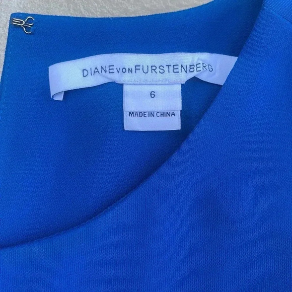 Diane VonFurstenberg royal blue Wylda size 6 - Picture 2 of 7